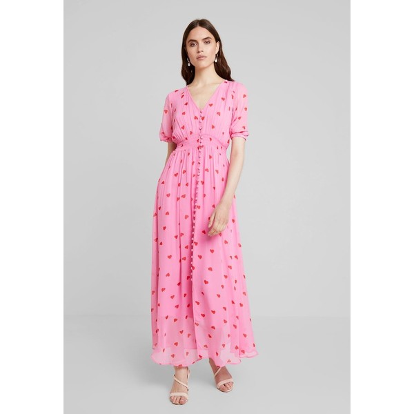 Ghost VALENTINA DRESS Długa sukienka pink GH421C00T