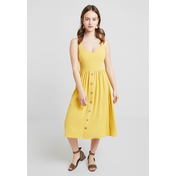 New Look Petite BURMUDA FRONT MIDI Sukienka letnia bright yellow NL721C04F