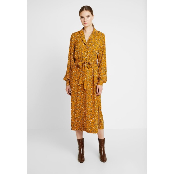 YAS Tall YASELLA MIDI DRESS Sukienka koszulowa buckthorn brown YA021C02R