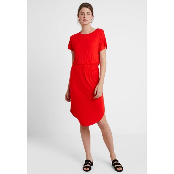 Noisy May Tall NMNOLA DRESS Sukienka z dżerseju fiery red NOB21C015