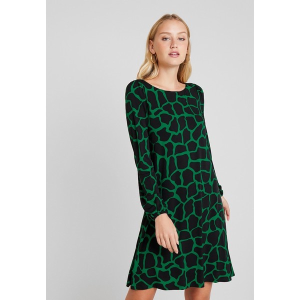 Wallis GIRAFFE SWING DRESS Sukienka z dżerseju green WL521C0JS