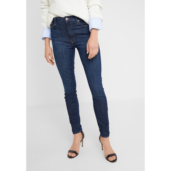 Mother HIGH WAISTED LOOKER Jeansy Skinny Fit clean sweep MH321N02F