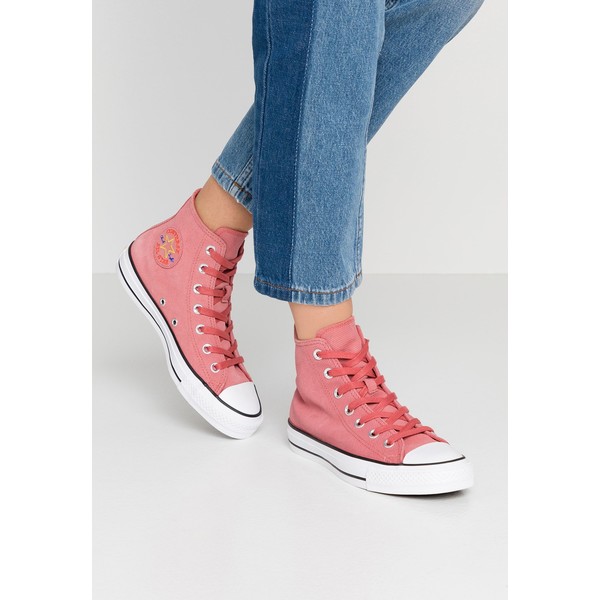 Converse CHUCK TAYLOR ALL STAR RETROGRADE Sneakersy wysokie light redwood/habanero red CO411A10B