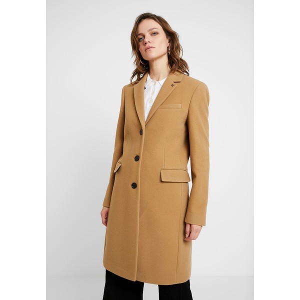 Calvin Klein ESSENTIAL Płaszcz wełniany /Płaszcz klasyczny beige 6CA21U00U