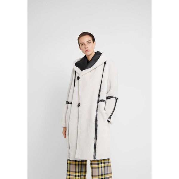 VSP HOOD COAT REVERSIABLE Płaszcz wełniany /Płaszcz klasyczny black/white VE421U00H