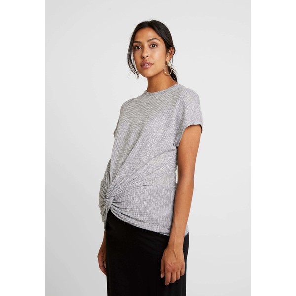 New Look Maternity TWIST T-shirt z nadrukiem grey N0B29G04Z
