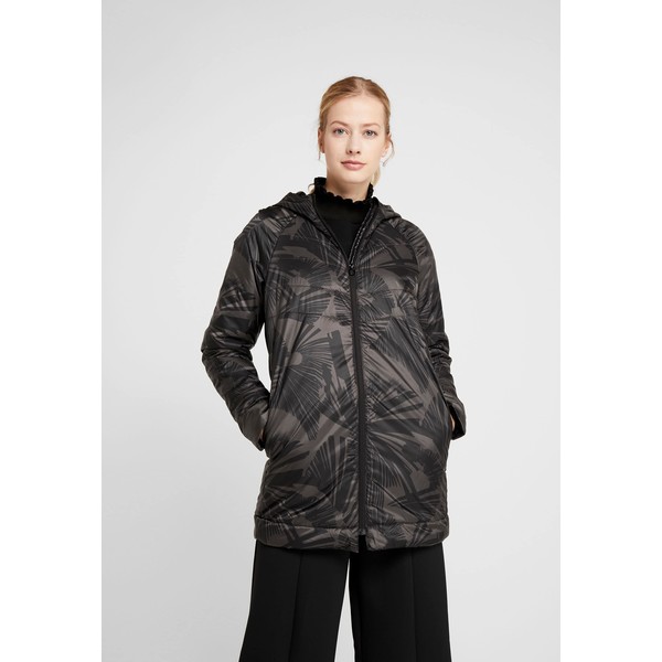 Desigual PADDED COAT LONG ARTY Płaszcz zimowy black DE141F00E