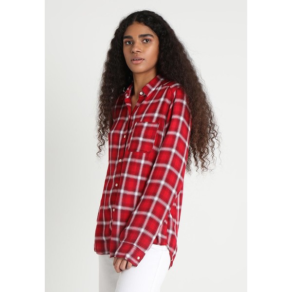 Hollister Co. PLAID Koszula red H0421E01U