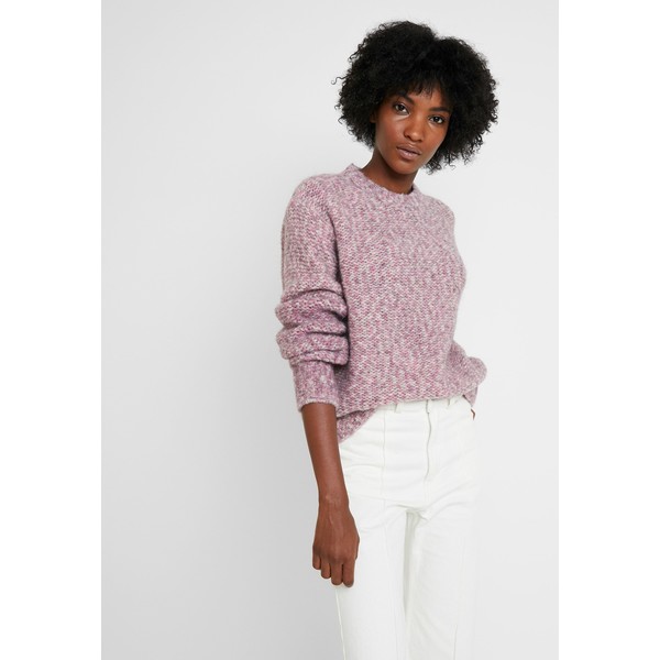 Calvin Klein MEGA FLUFF SWEATER Sweter purple 6CA21I010