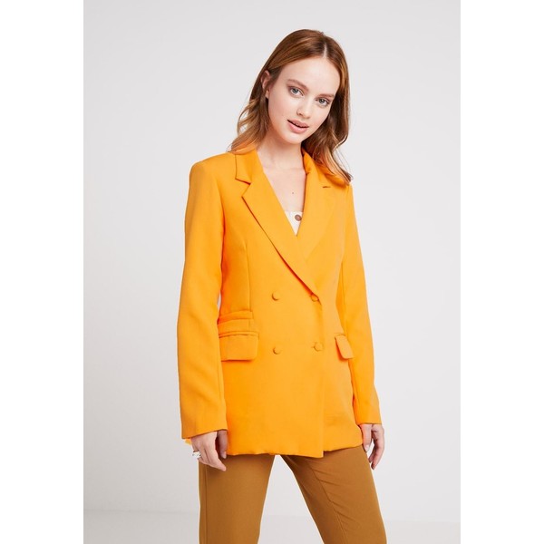 Missguided Petite BUTTON DETAIL DOUBLE BREASTED Żakiet orange M0V21G015