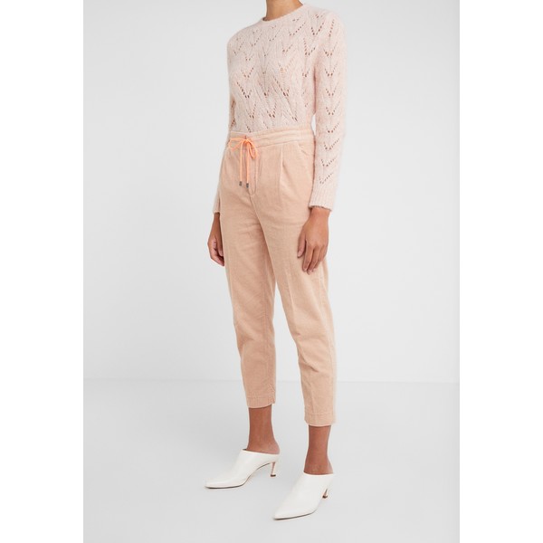 DRYKORN LEVEL Spodnie materiałowe pink /neon orange DR221A022