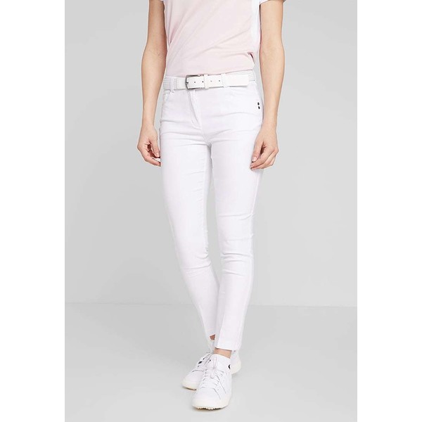 Cross Sportswear PANTS Spodnie materiałowe white CR841E001
