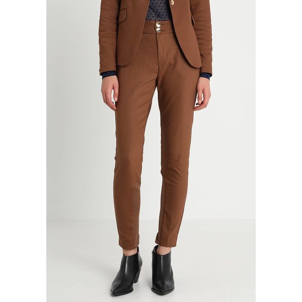 Mos Mosh BLAKE NIGHT PANT Spodnie materiałowe brown MX921A048