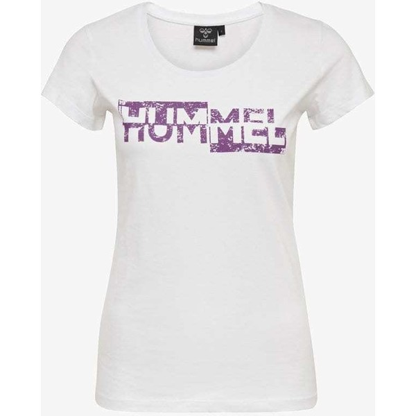 Hummel T-shirt z nadrukiem white HU321D00X
