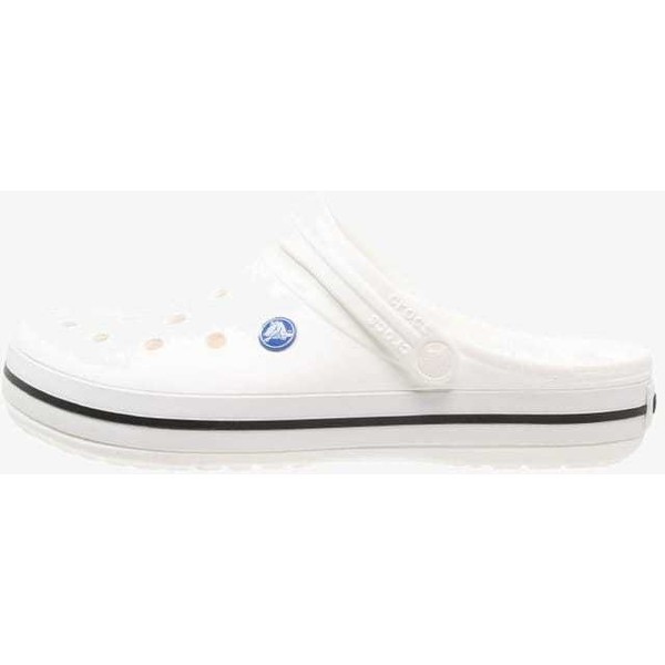 Crocs CROCBAND UNISEX RELAXED FIT Sandały kąpielowe white CR412D001