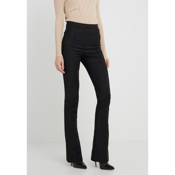 Patrizia Pepe PANTALONI TROUSERS Spodnie materiałowe nero P1421A059