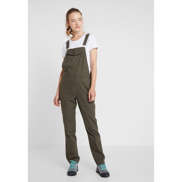 The North Face MOESER OVERALL Spodnie materiałowe new taupe green TH341E03T