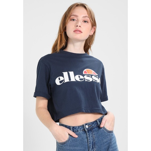 Ellesse ALBERTA T-shirt z nadrukiem dress blues EL921D00X