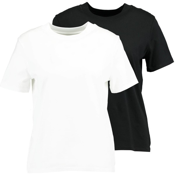KIOMI 2 PACK T-shirt basic white/black K4421D07Z