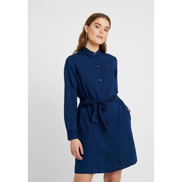 Lee DRESS Sukienka koszulowa oil blue LE421C01C