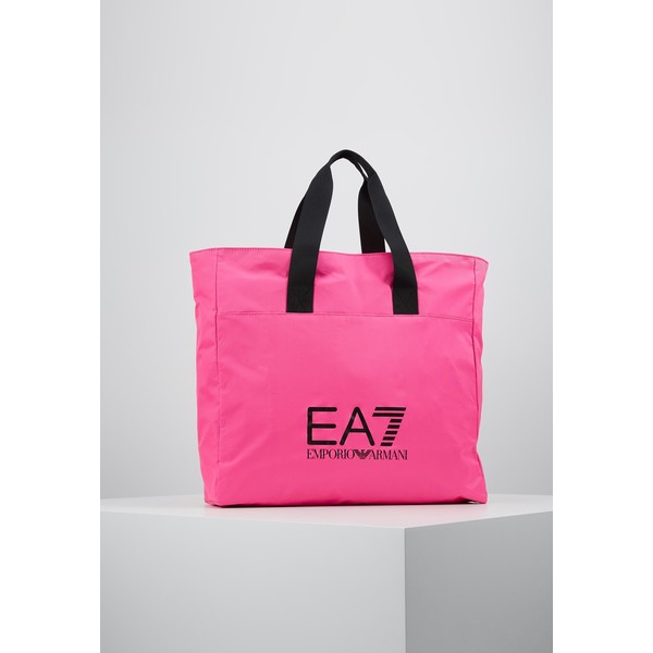EA7 Emporio Armani SHOPPER NEON Torba na zakupy neon pink / black EA751H002