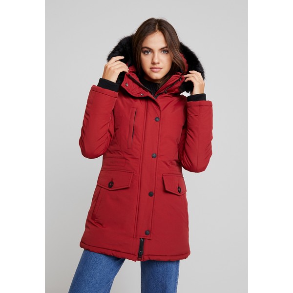 Superdry ASHLEY EVEREST Płaszcz zimowy brick red SU221U06O