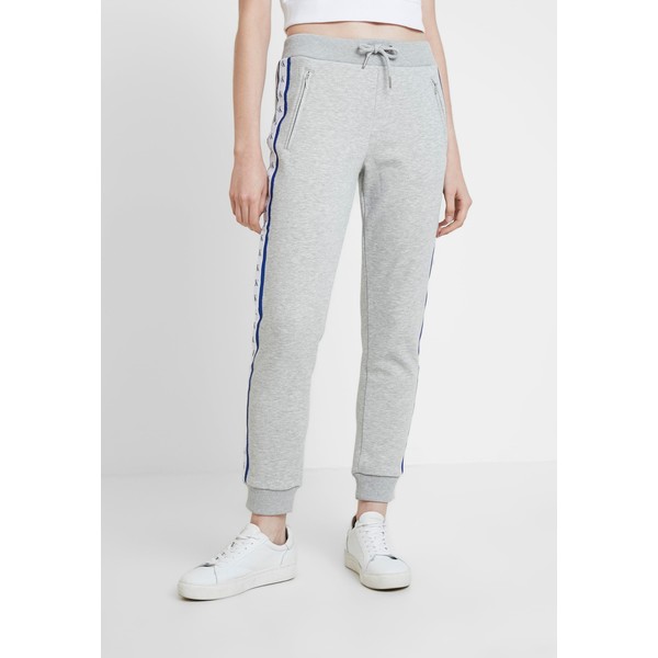 Calvin Klein Jeans MONOGRAM TAPE PANTS Spodnie treningowe light grey heather C1821A036