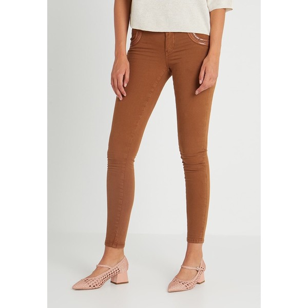 Mos Mosh SHINE PANT Spodnie materiałowe brown MX921A04K