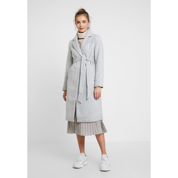 New Look GABRIELLE BELTED COAT Płaszcz wełniany /Płaszcz klasyczny light grey NL021U044