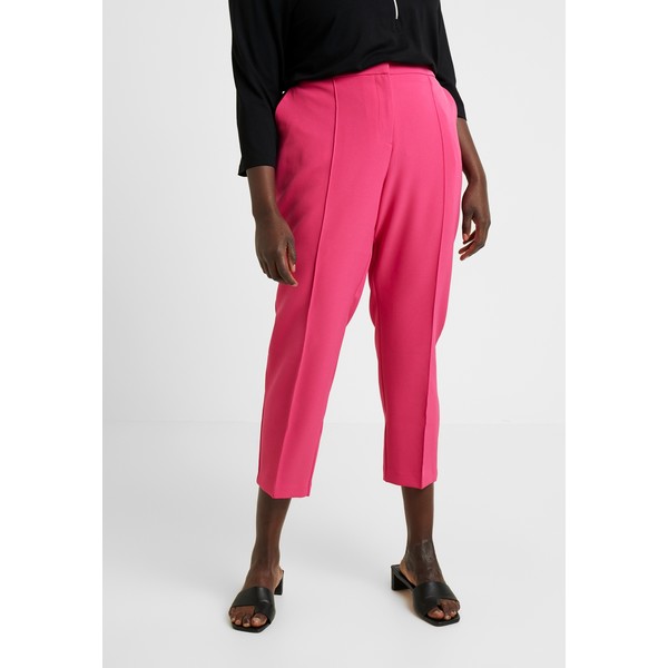 Simply Be PRESS TROUSER Spodnie materiałowe pink SIE21A017