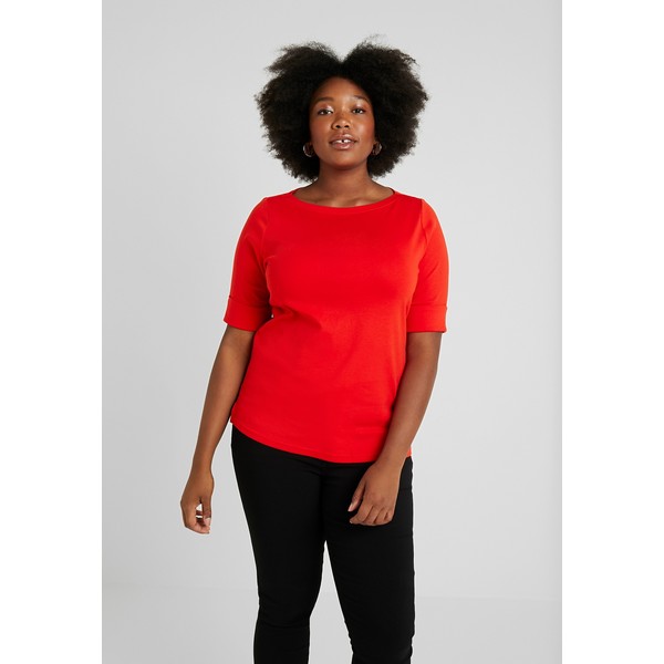 Lauren Ralph Lauren Woman JUDY ELBOW SLEEVE T-shirt z nadrukiem sporting orange L0S21D01U