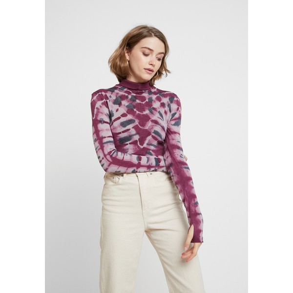 Free People PSYCHEDELIC TURTLE Sweter wine FP021D02T