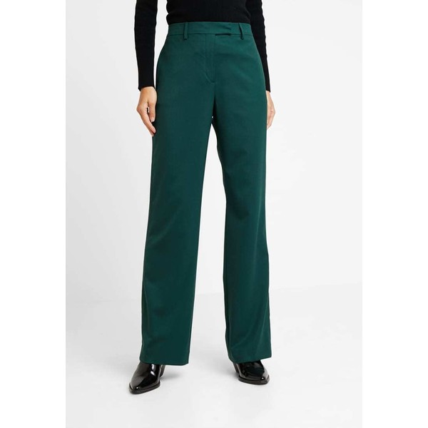 Calvin Klein WIDE LEG PANT Spodnie materiałowe green 6CA21A00Q