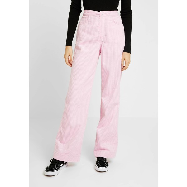 Weekday TROUSERS Spodnie materiałowe pink WEB21A02T