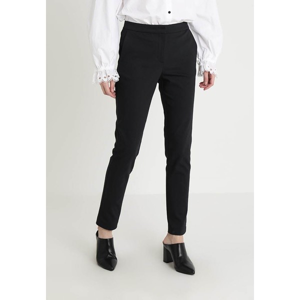 Saint Tropez PANTS ELASTIC WAISTBAND Spodnie materiałowe black S2821A02E