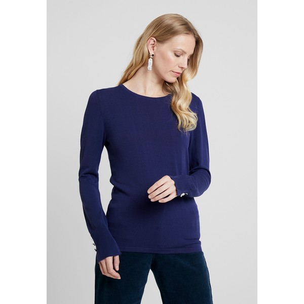 More & More 1/1 SLEEVE Sweter winter blue M5821I0KM