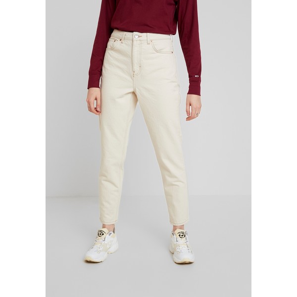 Topshop MOM NEW Jeansy Relaxed Fit ecru TP721N0BY