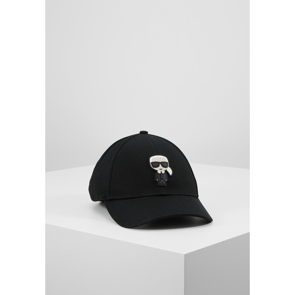 KARL LAGERFELD IKONIK CAP Czapka z daszkiem black K4851B01Y