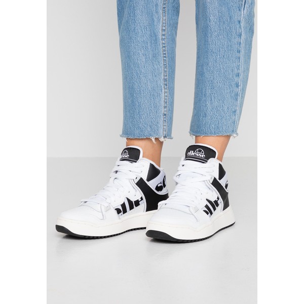 Ellesse ASSIST Sneakersy wysokie white/black/light grey EL911A00I