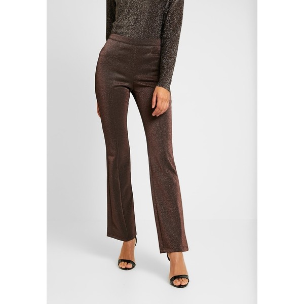 YASLEA FLARED PANT Spodnie materiałowe copper colour Y0121A07C
