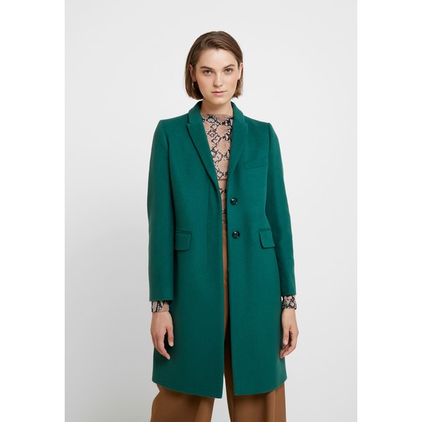 Benetton CLASSIC TAILORED COAT Płaszcz wełniany /Płaszcz klasyczny dark green 4BE21U00K