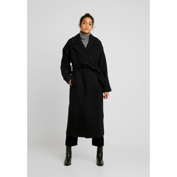 Weekday LIA COAT Płaszcz wełniany /Płaszcz klasyczny black WEB21U01F