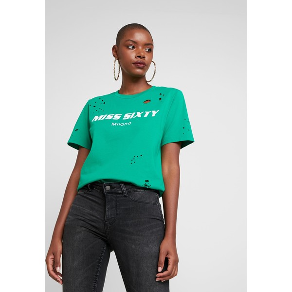 Miss Sixty T-shirt z nadrukiem green MI321D02T