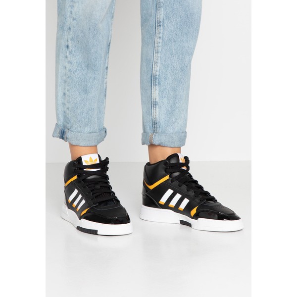 adidas Originals DROP STEP BASKETBALL-STYLE SHOES Sneakersy wysokie core black/footwear white/gold AD111A0WA