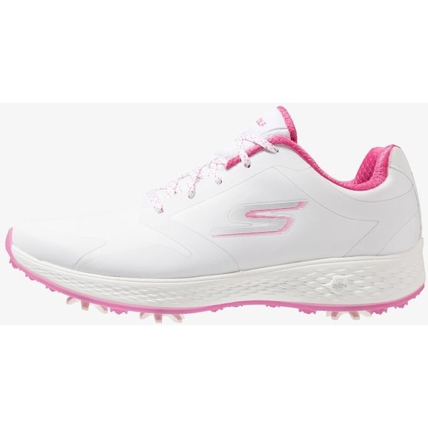Skechers Performance GO GOLF EAGLE PRO Obuwie do golfa white/pink P0741A03C