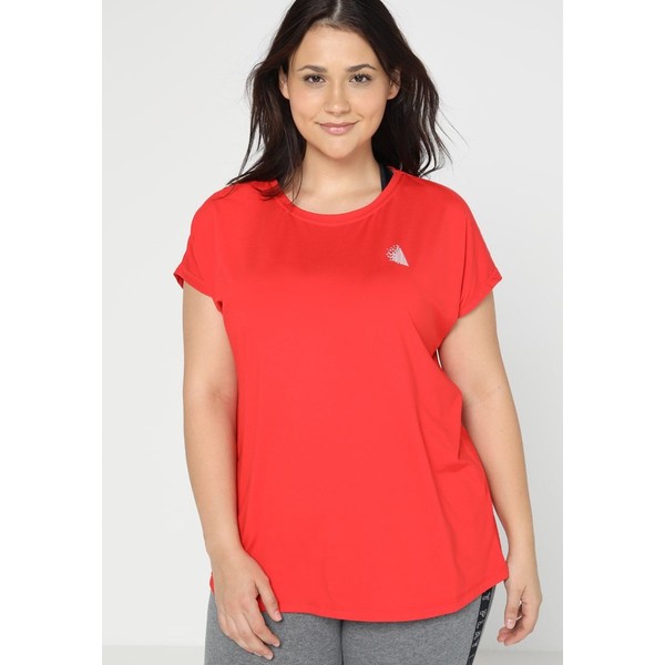 Active by Zizzi ABASIC ONE T-shirt basic flame scarlet ACA41D006