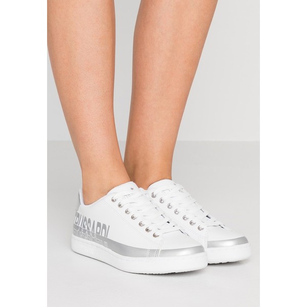 Trussardi Jeans Sneakersy niskie white/silver T0811A01E