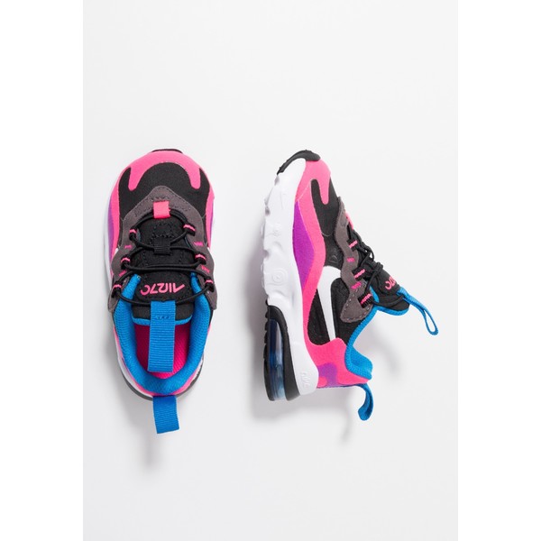 Nike Sportswear AIR MAX 270 REACT Sneakersy niskie black/white/hyper pink/vivid purple NI113D08G