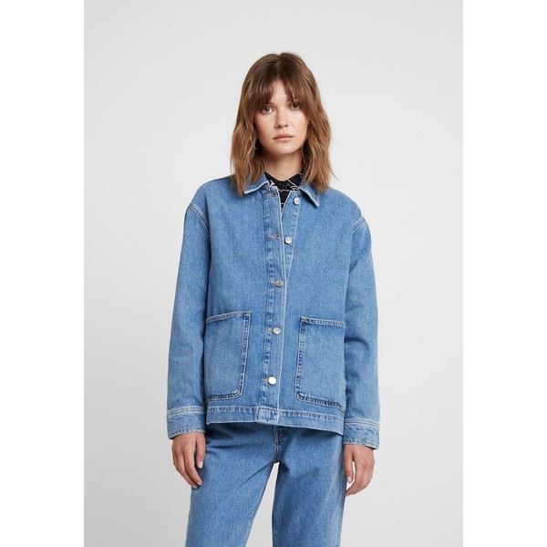 Selected Femme SLFSPENCER DAWN BLUE Kurtka jeansowa medium blue denim SE521G04X