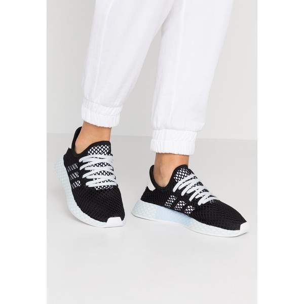 adidas Originals DEERUPT RUNNER Sneakersy niskie core black/footwear white/blue tint AD111A0S6